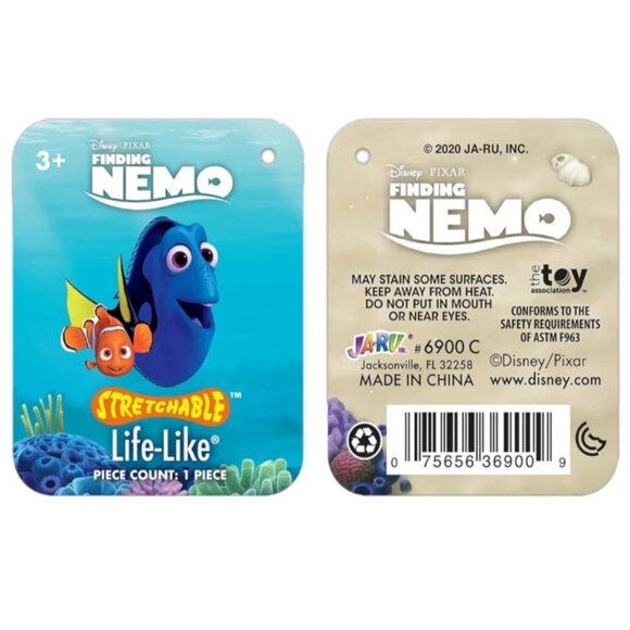 Nemo Squishy Toy Stress Reliever Fidget Fish Toy Set - Picture 7 of 11
